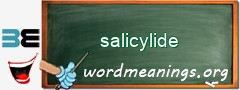 WordMeaning blackboard for salicylide